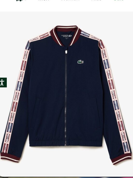 Lacoste Jackets & Blazers - Women's Lacoste Recycled Fiber Stretch Ultra-Dry Tennis Jacket Size 36